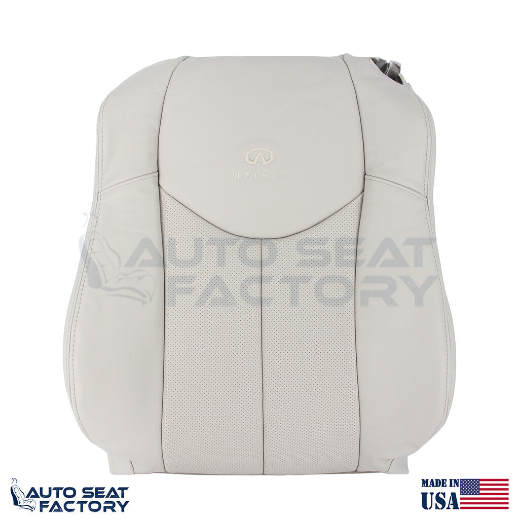 2009 - 2013 Fits Infiniti G37 Coupe Perforated Driver Vinyl Top Cover - OEM-Style Replacement Seat Cover