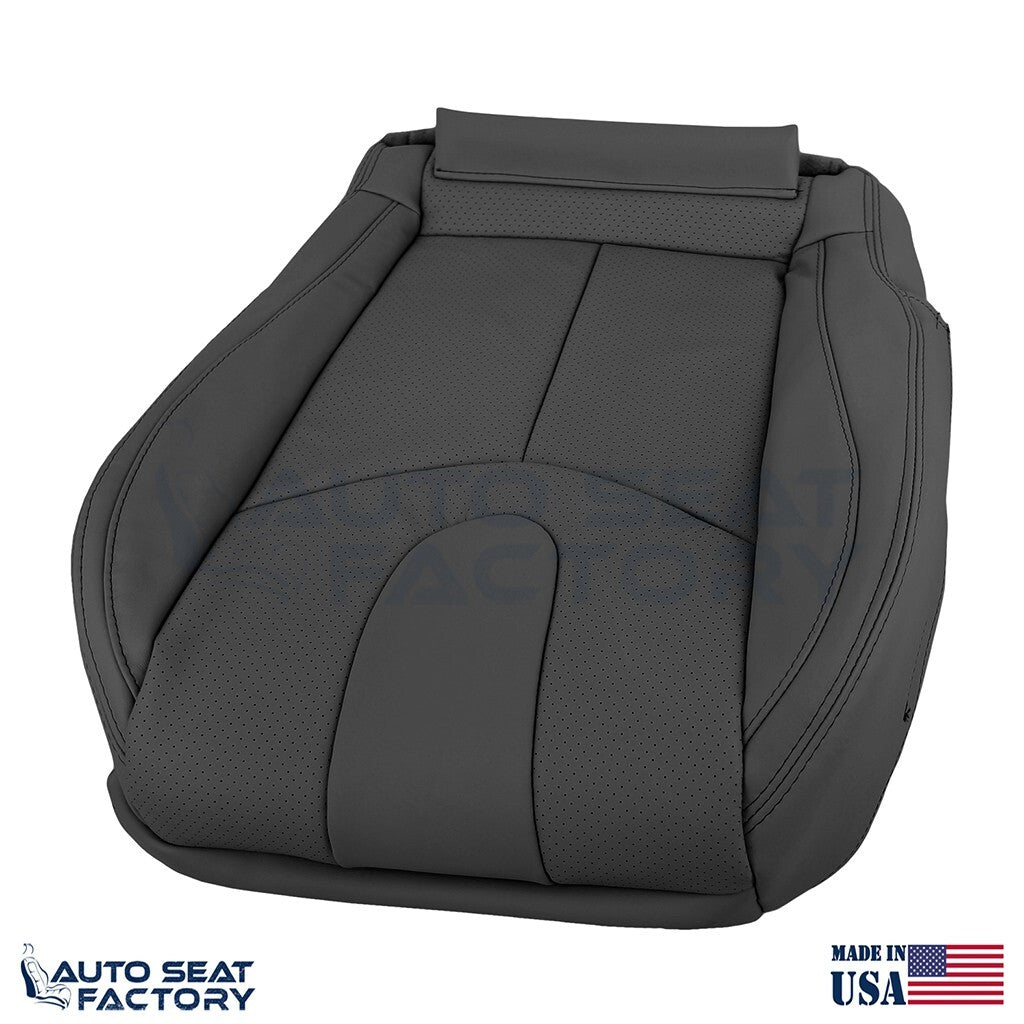 2009 - 2013 Fits Infiniti G37 CONVERTIBLE Left Bottom Black VL Seat Cover, Perf. - OEM-Style Replacement Seat Cover