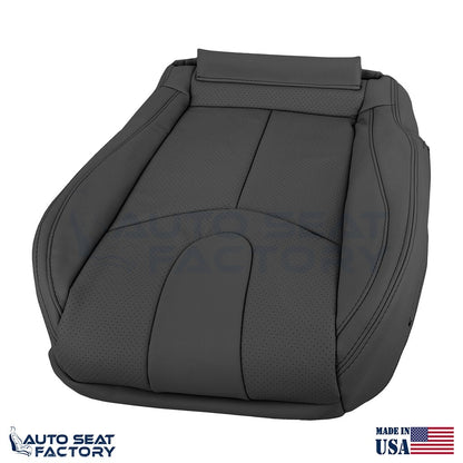 2009 - 2013 Fits Infiniti G37 CONVERTIBLE Left Bottom Black VL Seat Cover, Perf. - OEM-Style Replacement Seat Cover