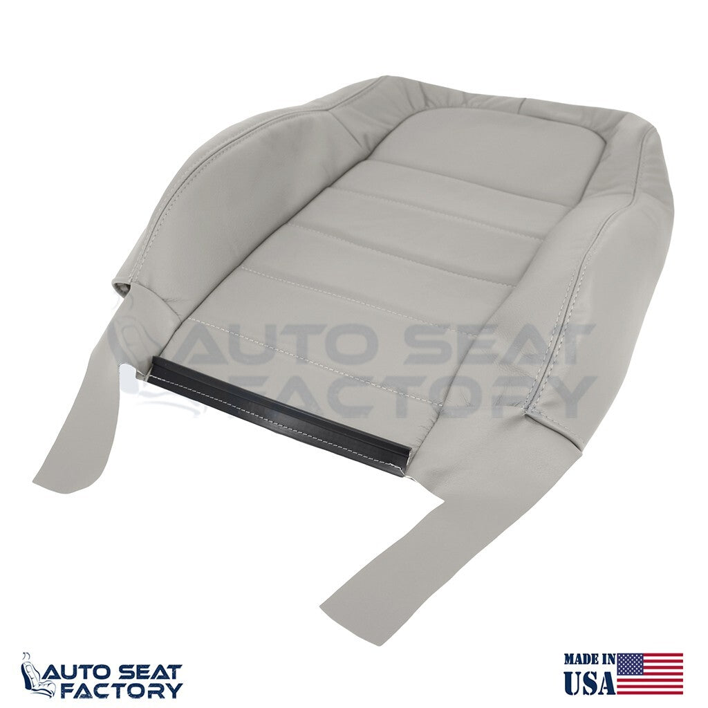 Fits 2006 - 2008 Dodge Magnum Driver Side Top Solid Graystone Vinyl Seat Cover - OEM-Style Replacement Seat Cover