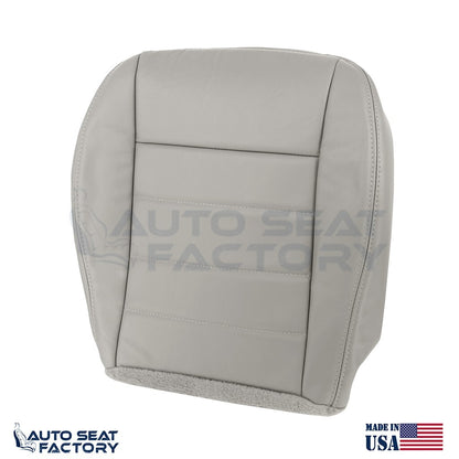 Fits 2006 - 2008 Dodge Magnum Driver Top & Bottom Med Slate Vinyl Seat Covers - OEM-Style Replacement Seat Cover
