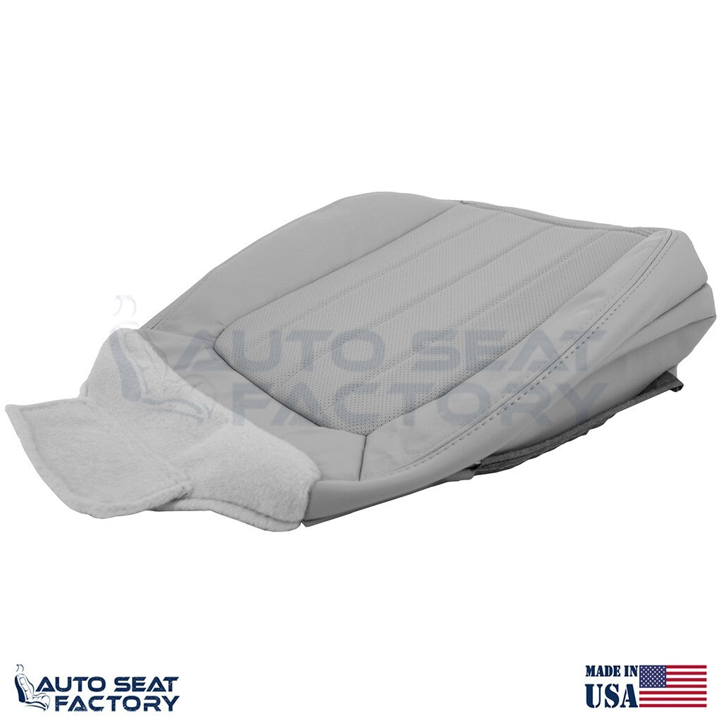 2003 Fits Lincoln LS RIGHT Bottom Med. Ash Vinyl Seat Cover, Perforated - OEM-Style Replacement Seat Cover