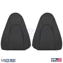 1997 - 2000 Fits Jaguar XK8 Driver & Passenger Top Black Leather Seat Covers - OEM-Style Replacement Seat Cover