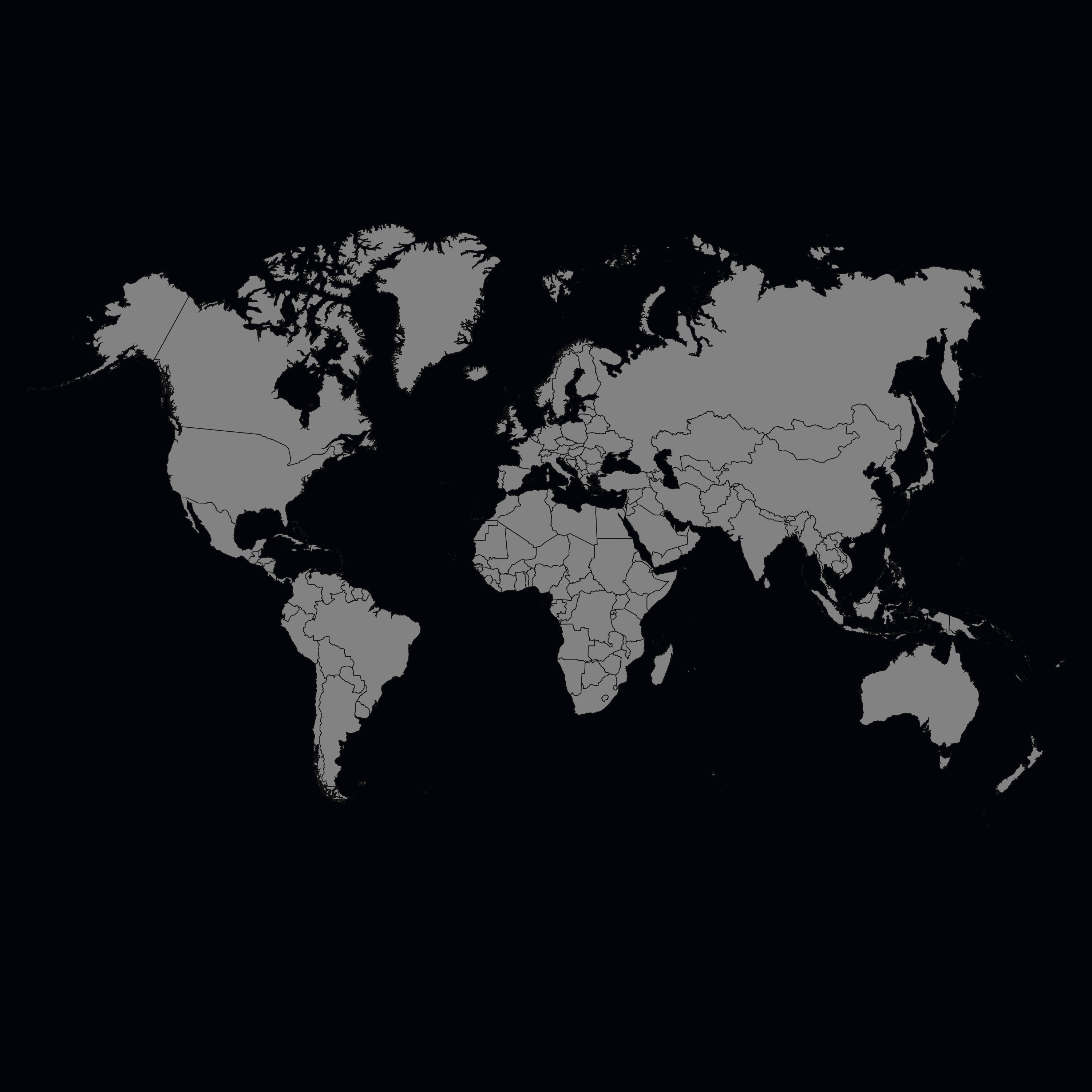 A grayscale world map showcasing global shipping availability for car seat covers, emphasizing worldwide protection for car seats.